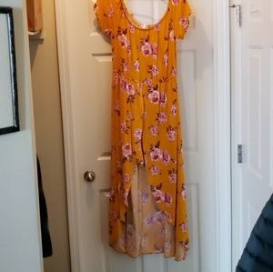 Long Maxi Dress with Shorts